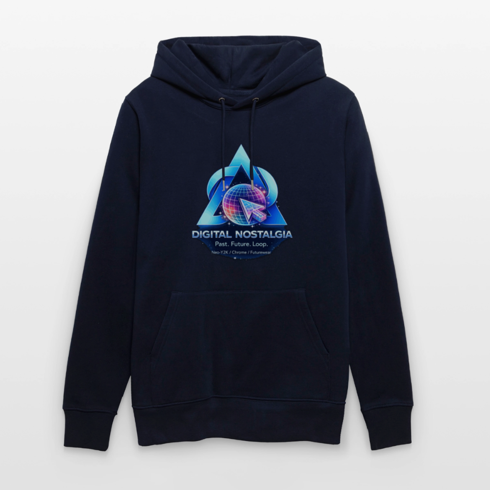 Organic Hoody - Eternal Quantum Era - navy