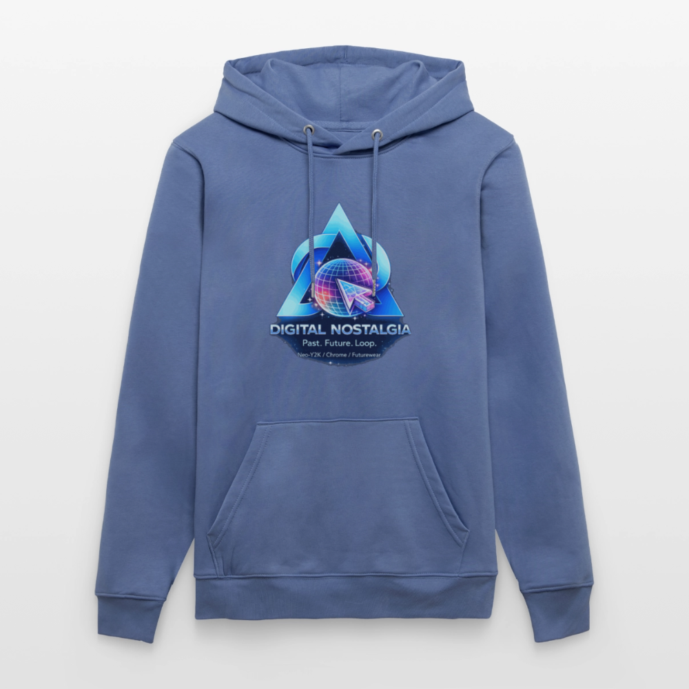 Organic Hoody - Eternal Quantum Era - bright blue