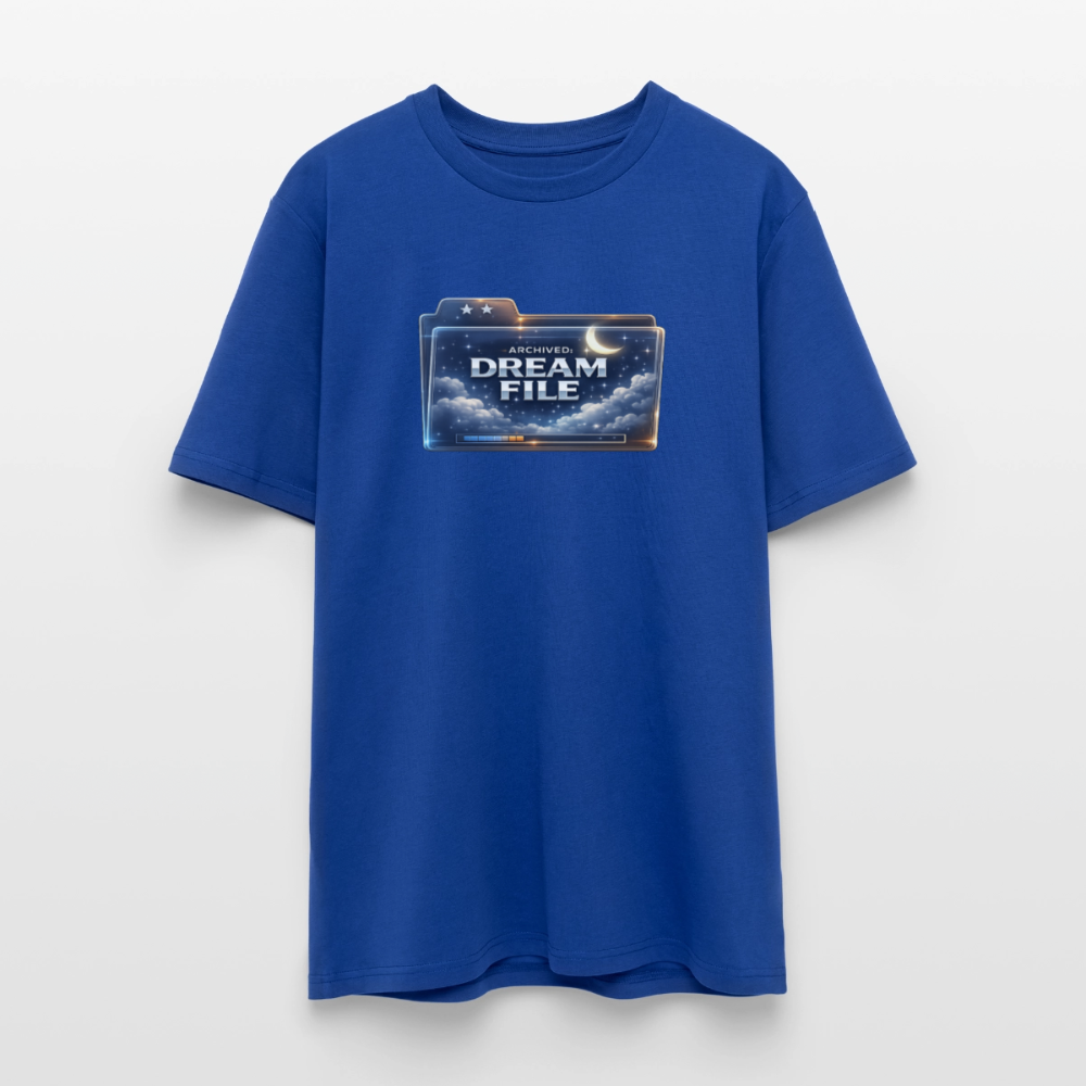Organic T-Shirt - Archived Dream File - majorelle blue