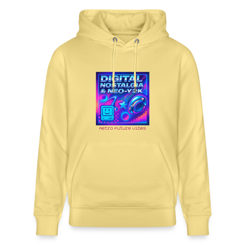 Organic Hoody - Digital Nostalgia - viva yellow 