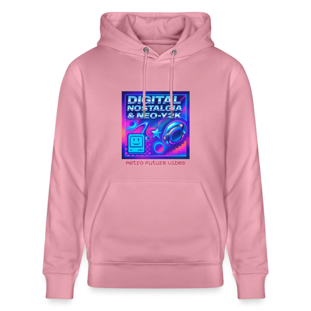 Organic Hoody - Digital Nostalgia - lilac dream
