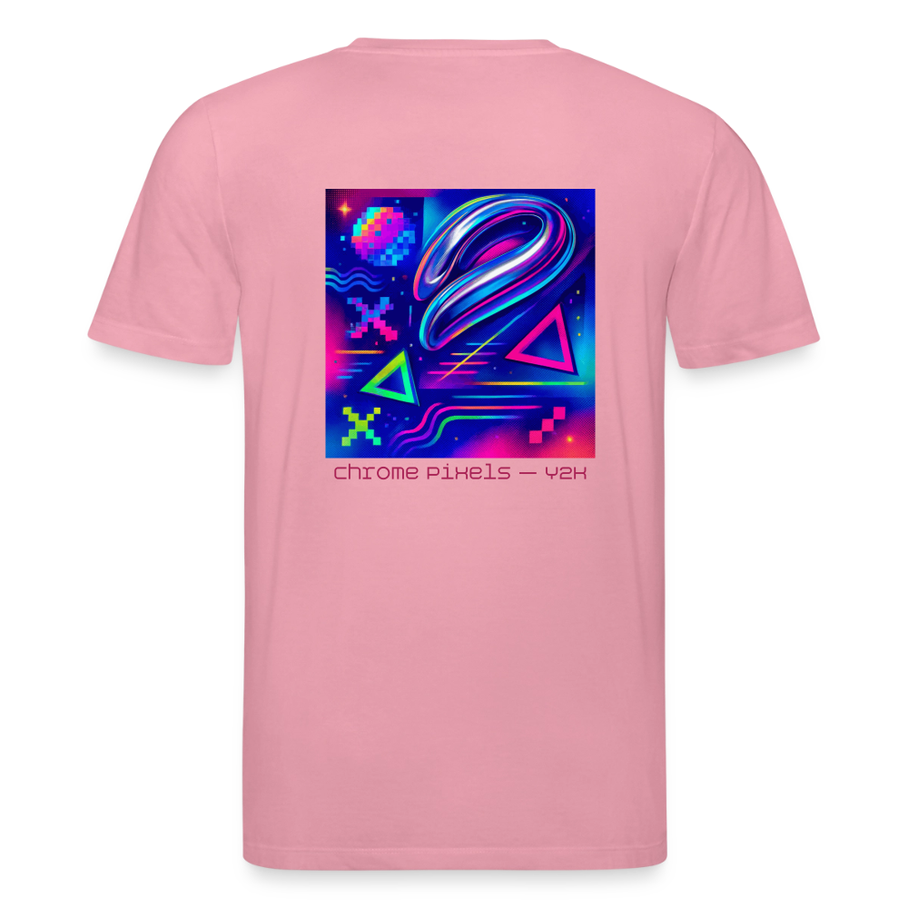 Organic T-Shirt - Neon Geometrics - lilac dream