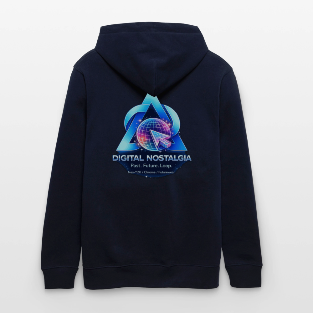 Organic Hoody - Eternal Quantum Era - navy
