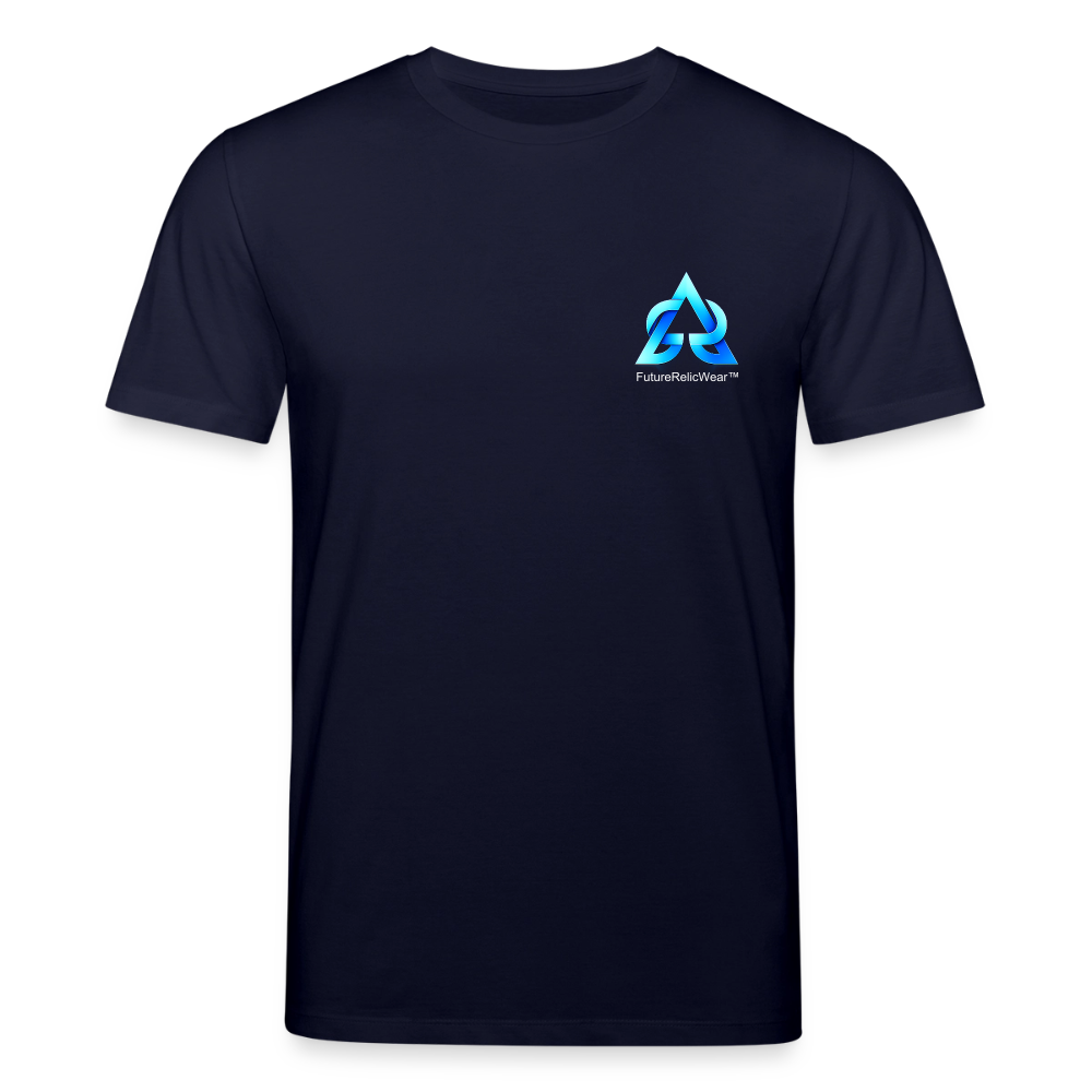 Organic T-Shirt - Sentience Loading Now - navy