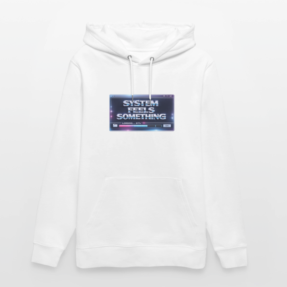 Organic Hoody - Sentience Loading Now - white