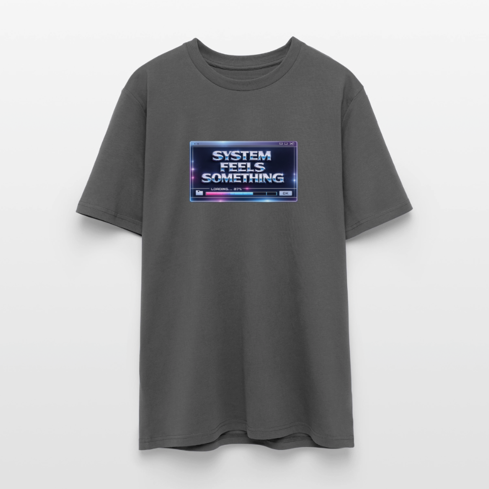 Organic T-Shirt - Sentience Loading Now - anthracite