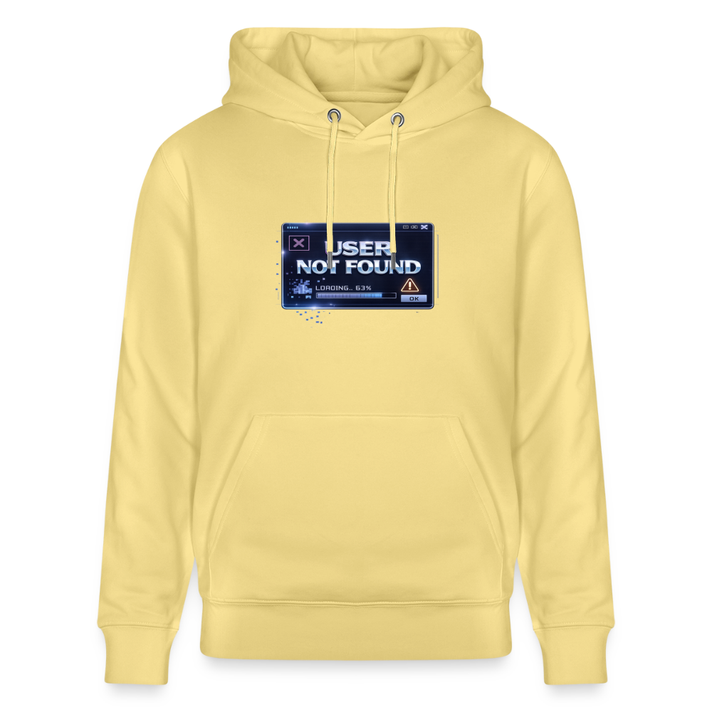 Organic Hoody - User Not Found - viva yellow 