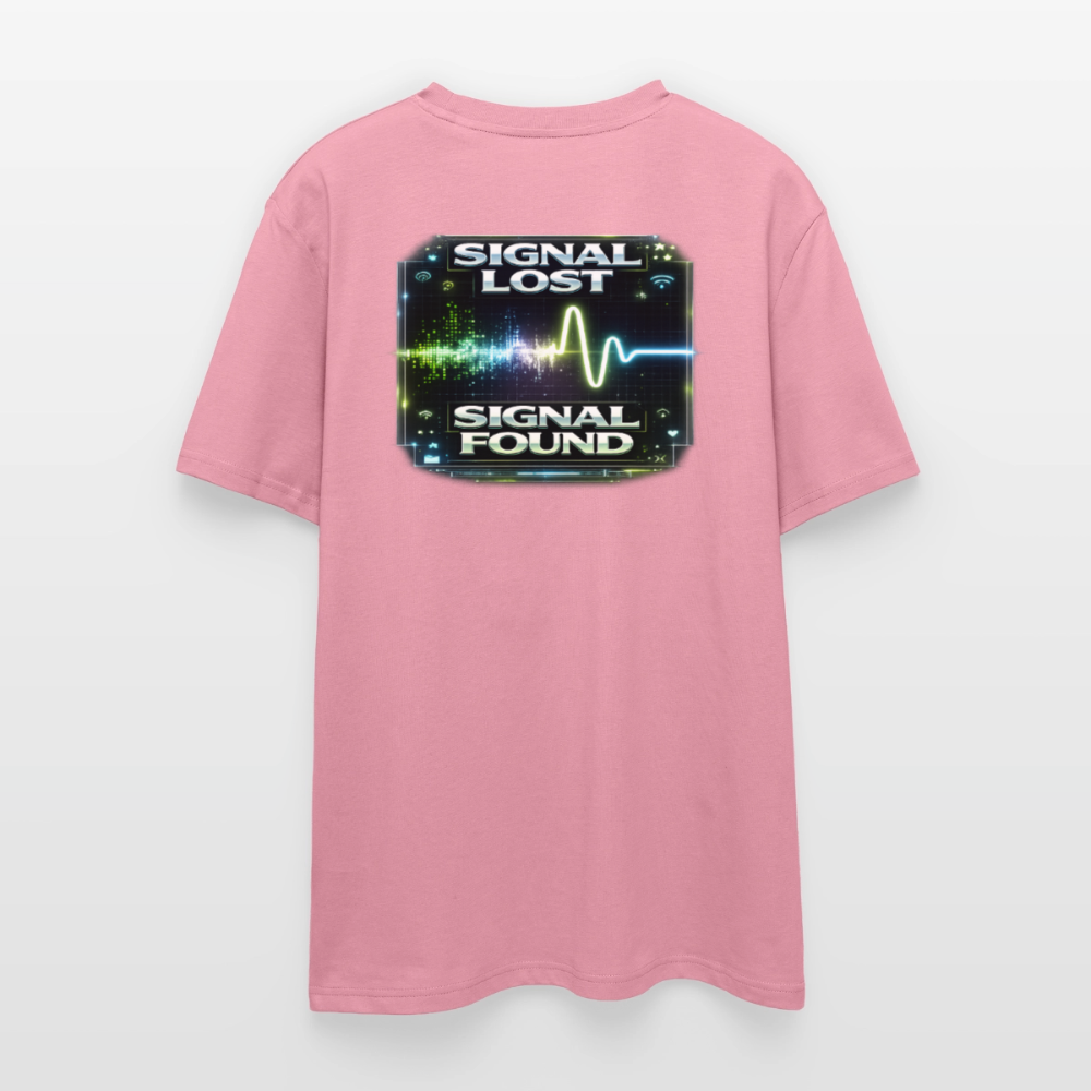 Organic T-Shirt - Signal Restored - lilac dream