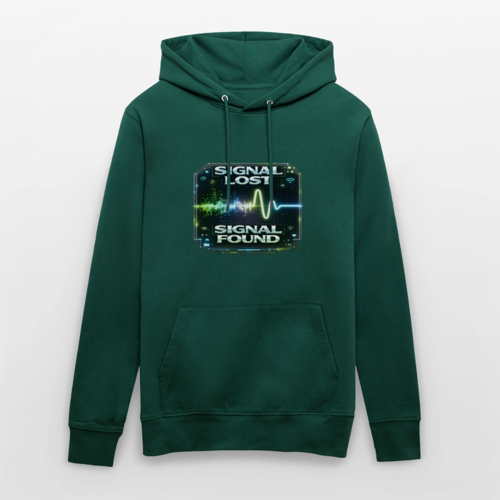 Organic Hoody - Signal Restored - forest
