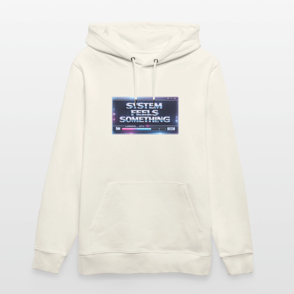 Organic Hoody - Sentience Loading Now - natural white