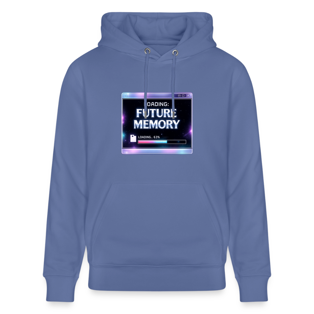 Organic Hoody - Future Memory - bright blue