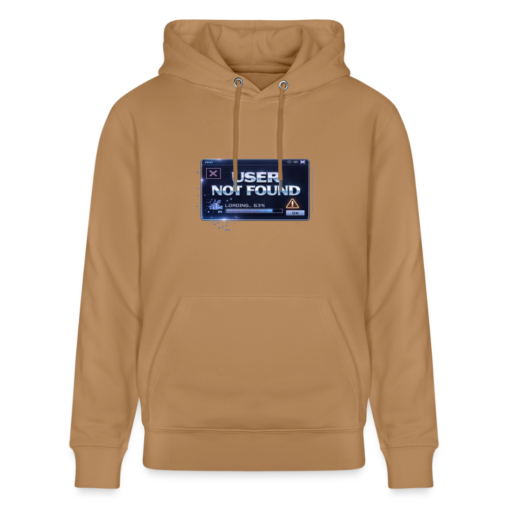 Organic Hoody - User Not Found - latte