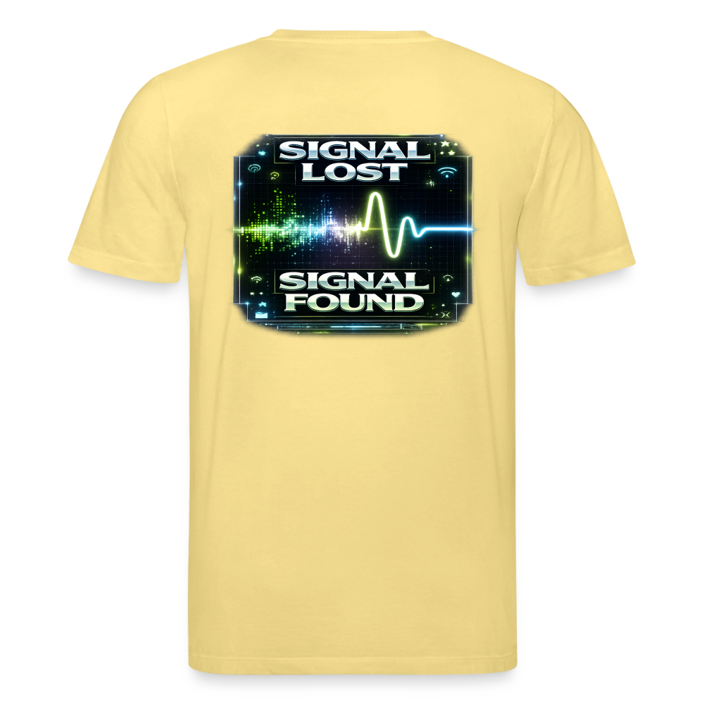 Organic T-Shirt - Signal Restored - viva yellow 