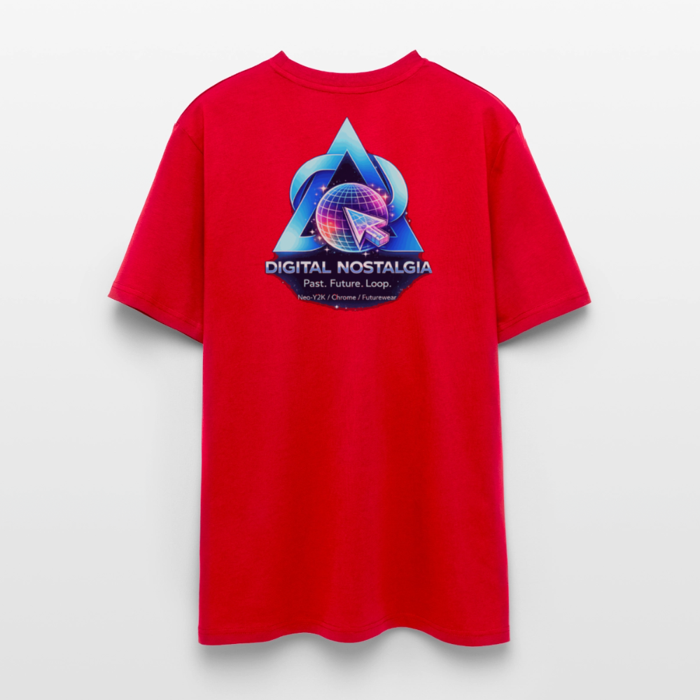 Organic T-Shirt - Eternal Quantum Era - red