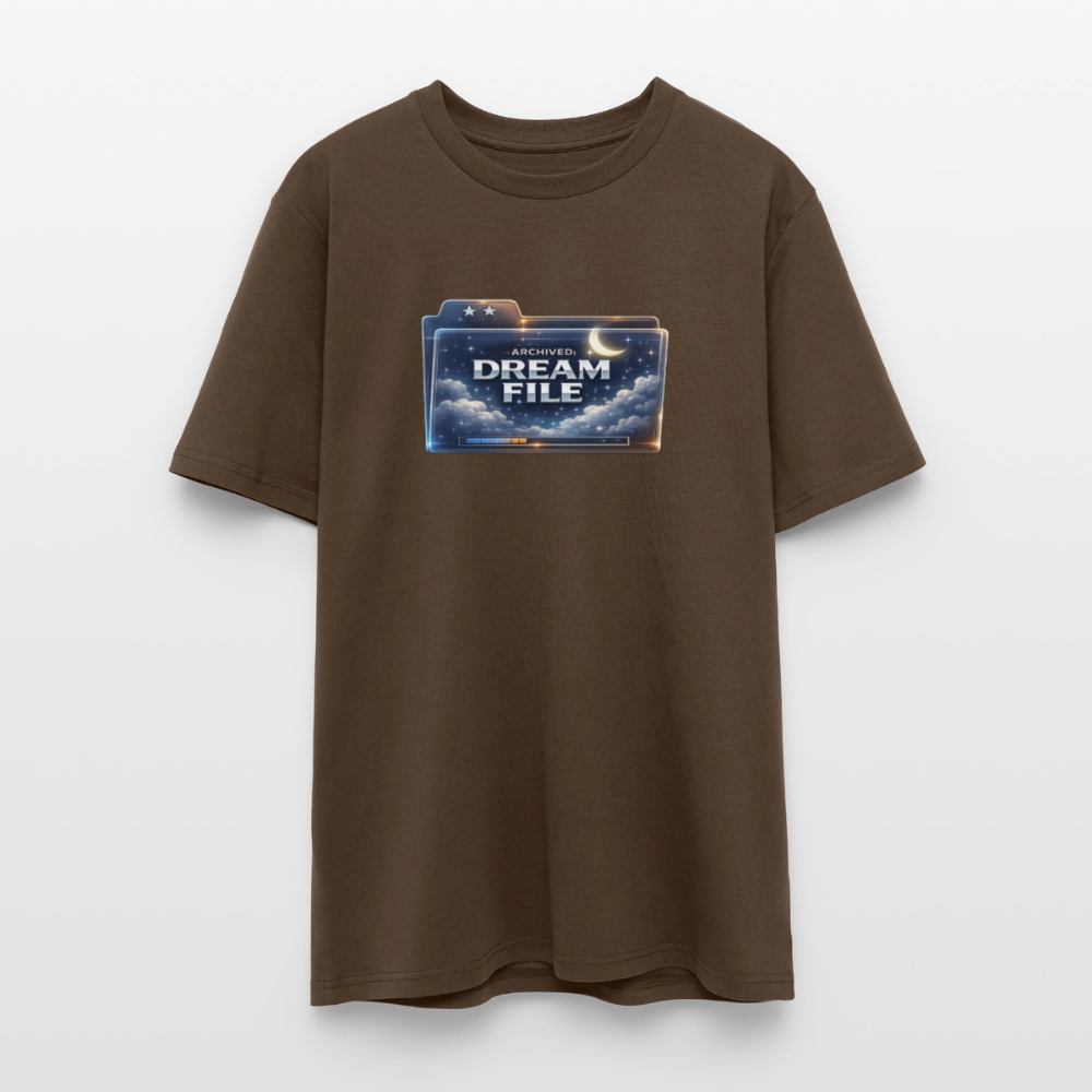 Organic T-Shirt - Archived Dream File - mocha