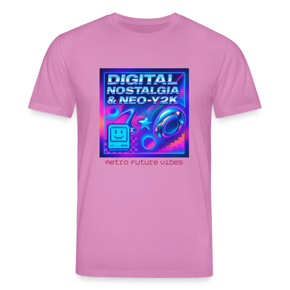 Organic T-Shirt - Digital Nostalgia - pink