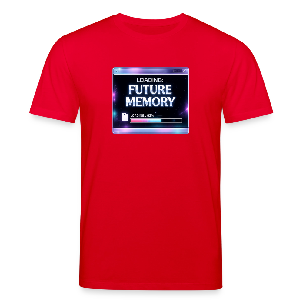 Organic T-Shirt - Future Memory - red