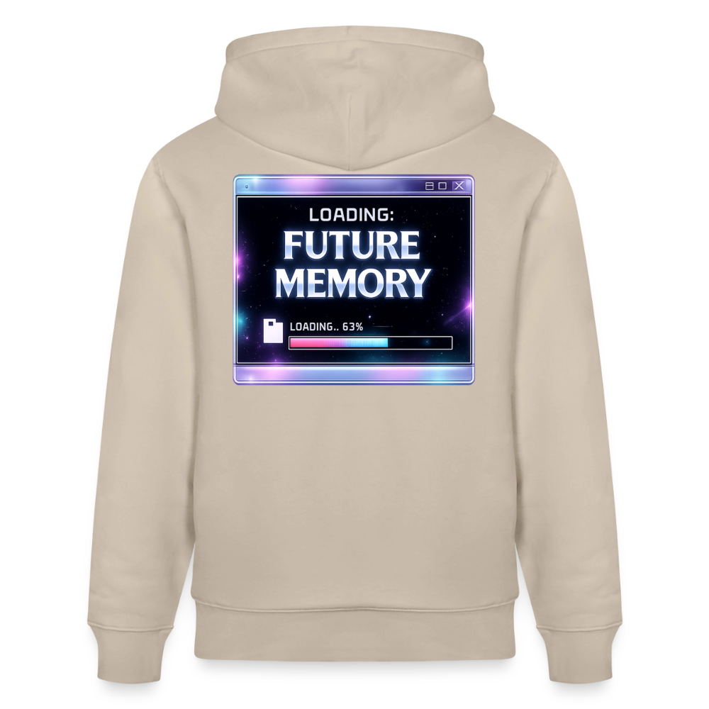 Organic Hoody - Future Memory - beige