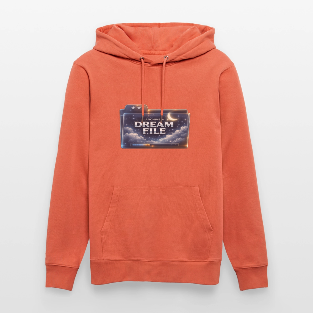Organic Hoody - Archived Dream File - light red