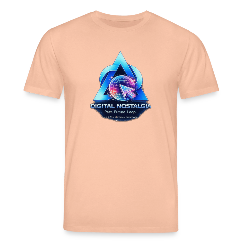 Organic T-Shirt - Eternal Quantum Era - peach