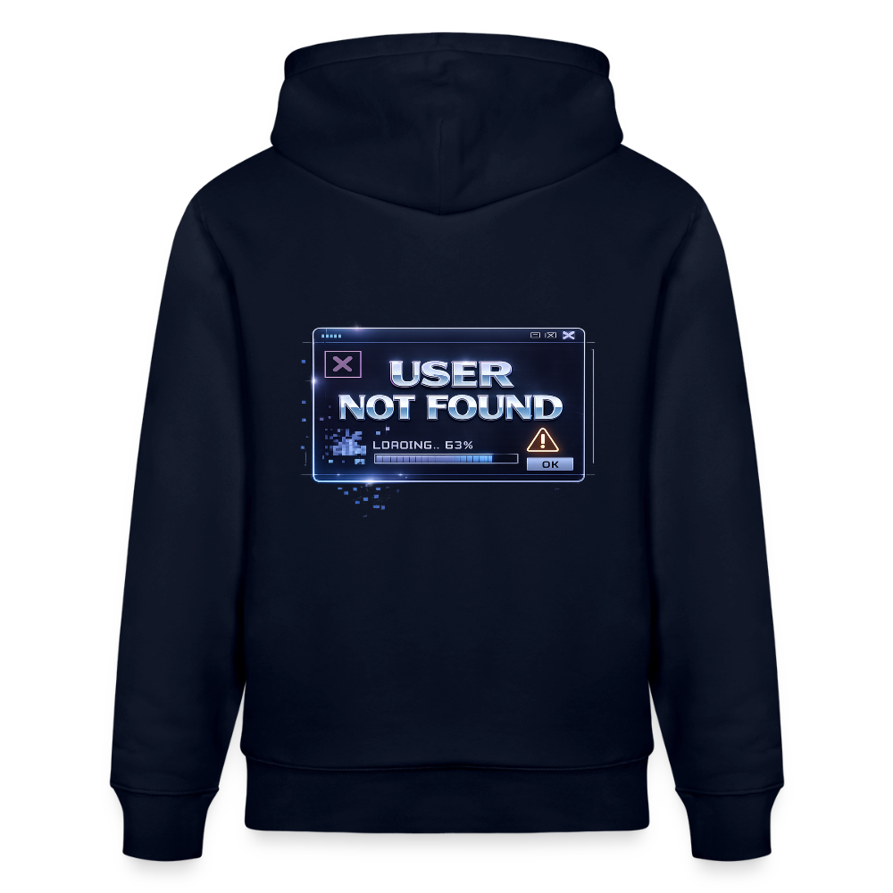 Organic Hoody - User Not Found - navy