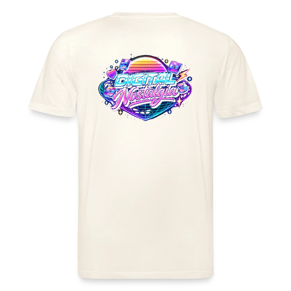 Organic T-Shirt - Retro Future Wave - natural white