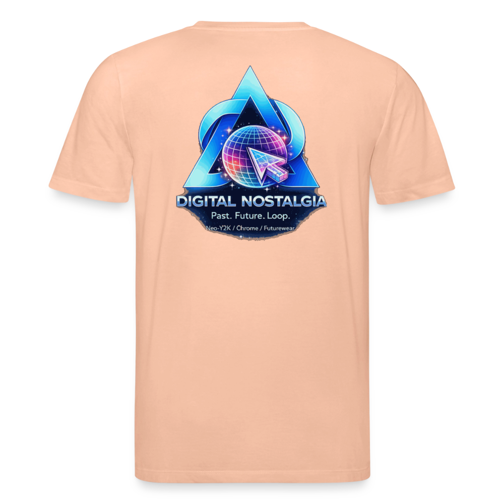 Organic T-Shirt - Eternal Quantum Era - peach
