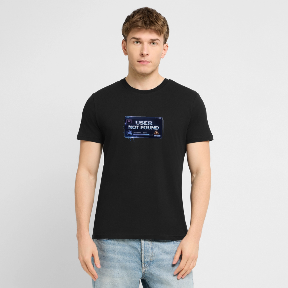 Organic T-Shirt - User Not Found - black
