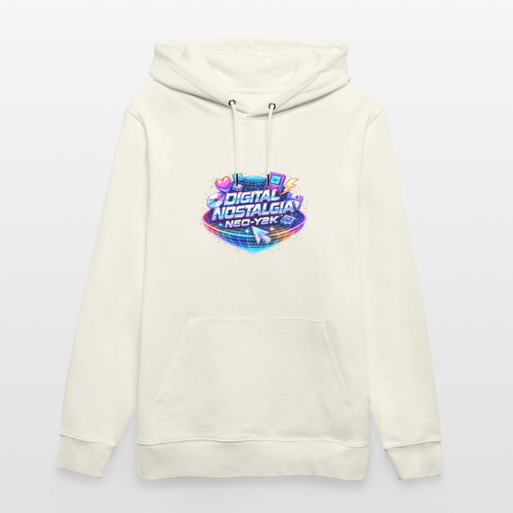 Organic Hoody - Neo Y2K Revival - natural white