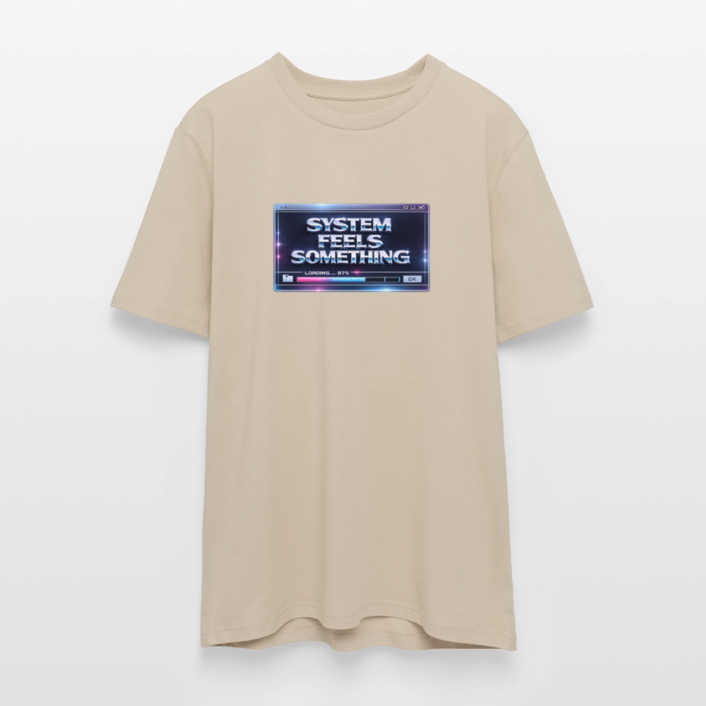 Organic T-Shirt - Sentience Loading Now - beige