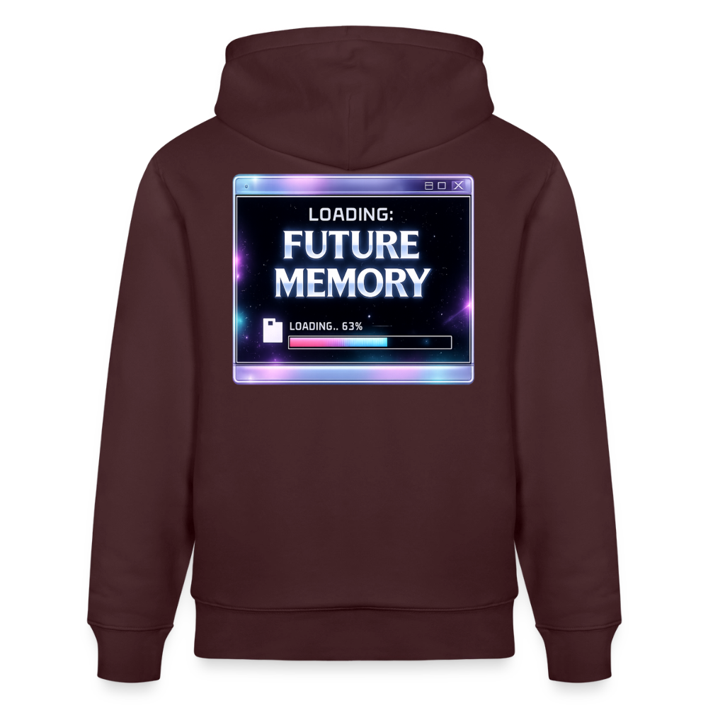 Organic Hoody - Future Memory - maroon
