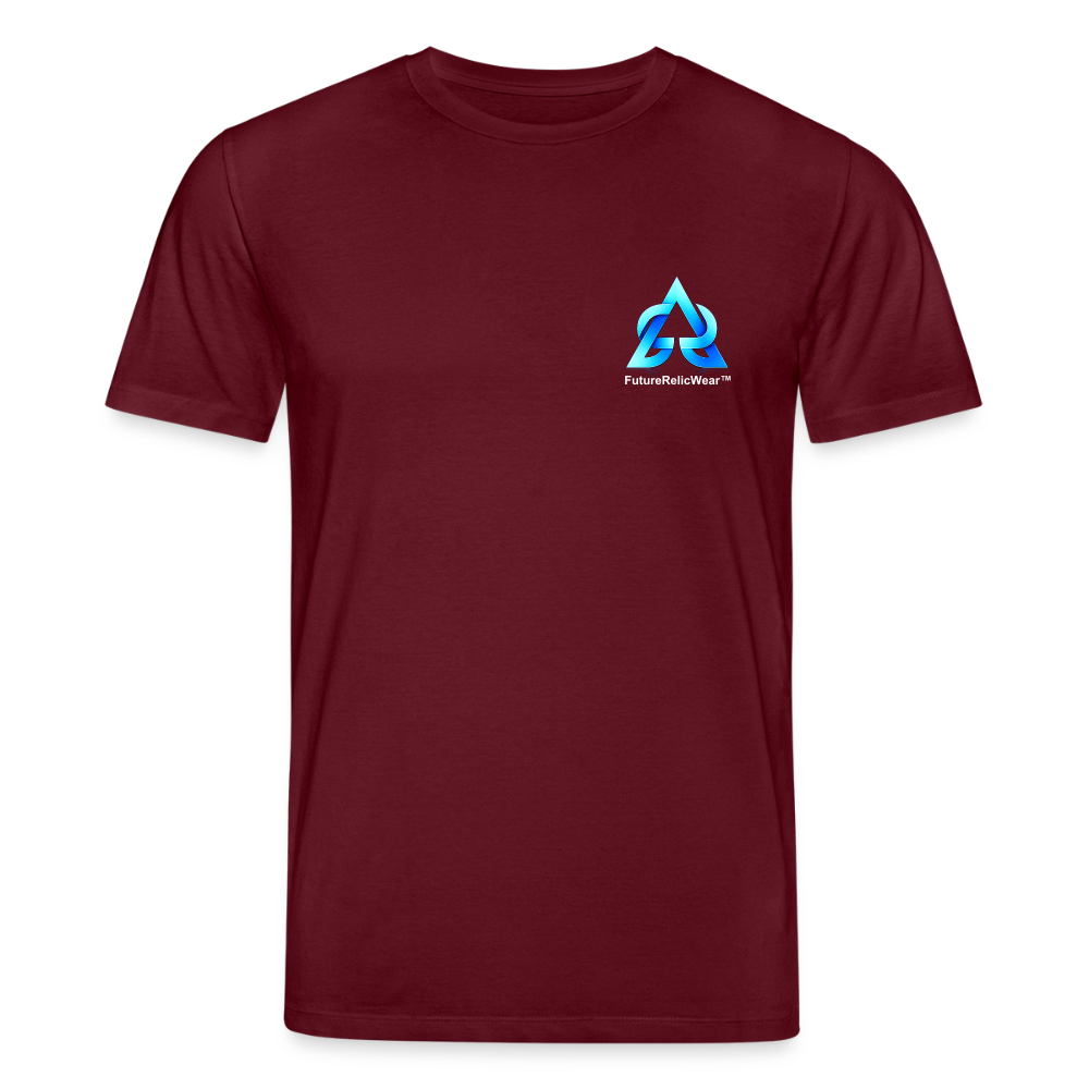 Organic T-Shirt - Retro Desktop - burgundy