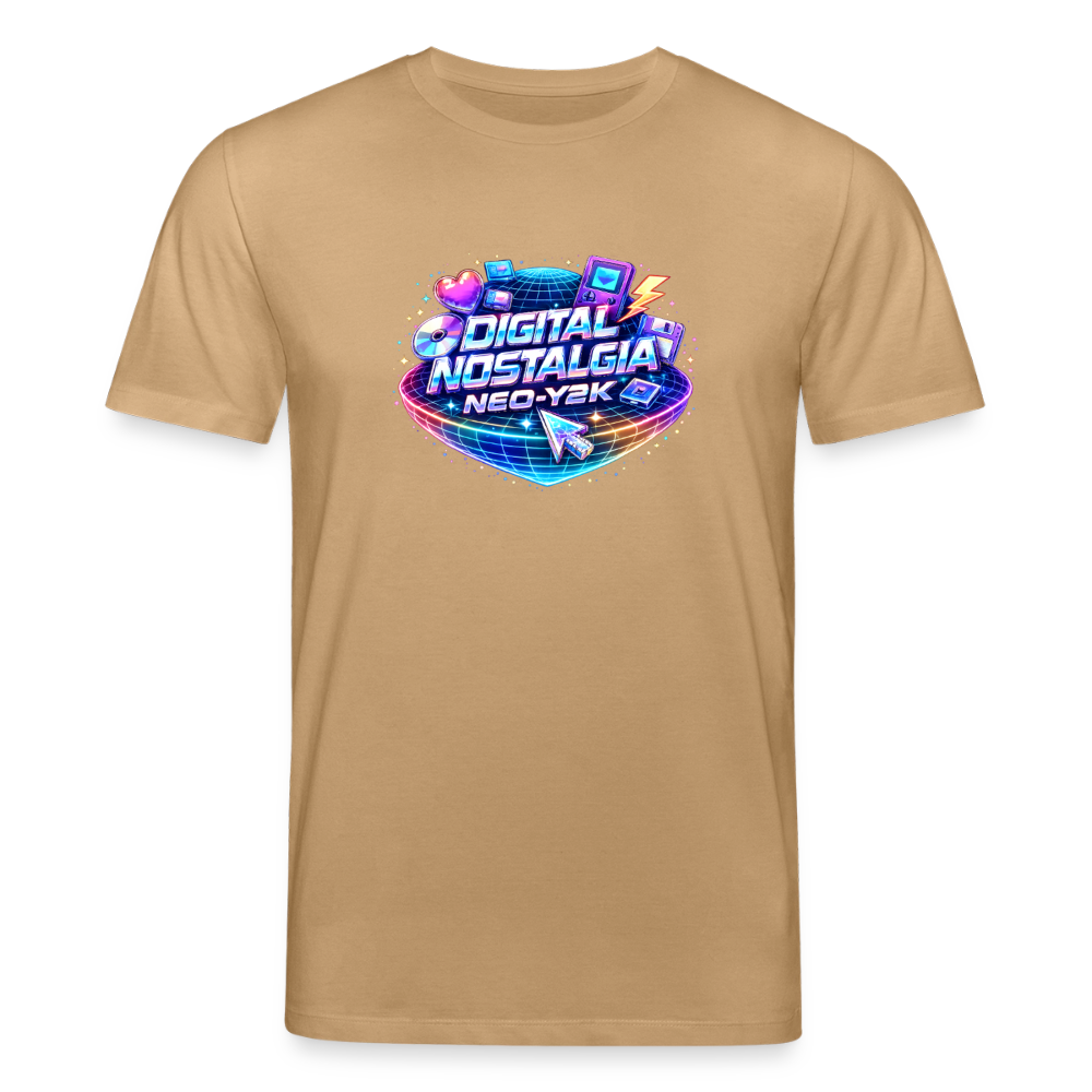 Organic T-Shirt - Neo Y2K Revival - caramel 