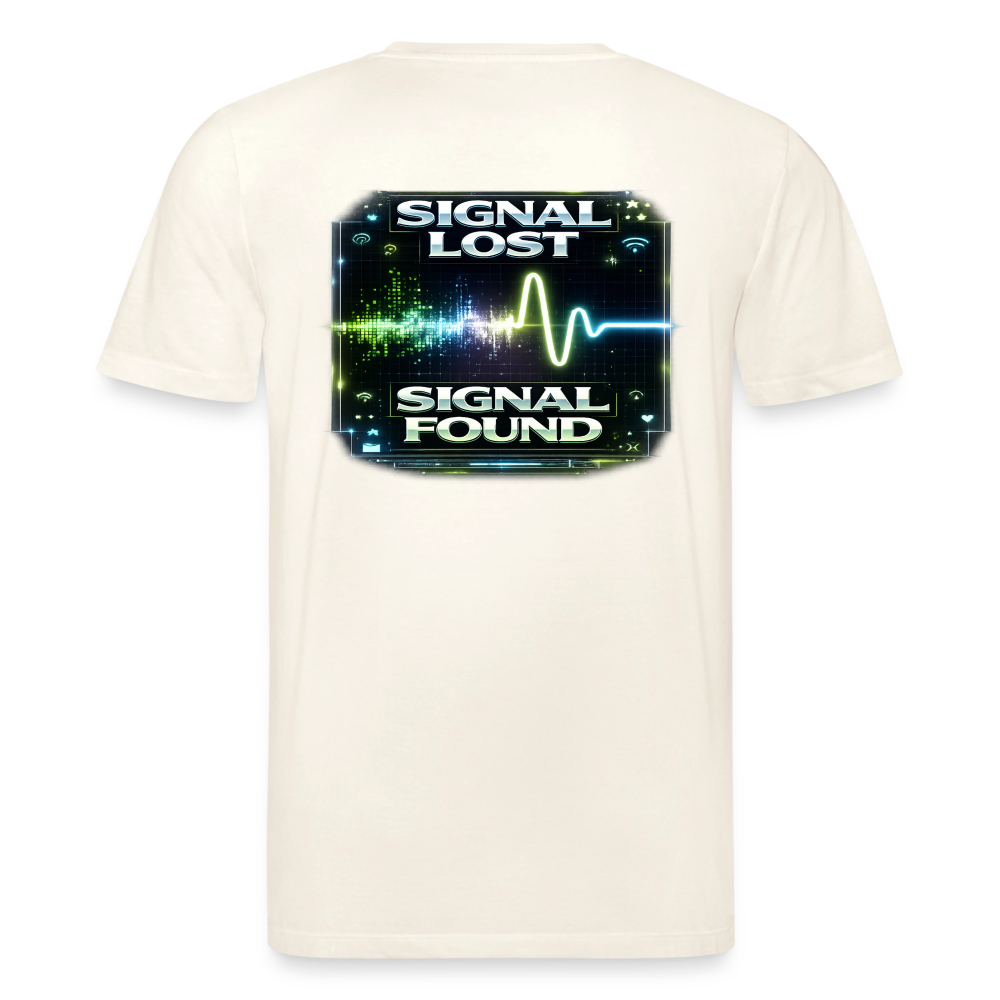Organic T-Shirt - Signal Restored - natural white