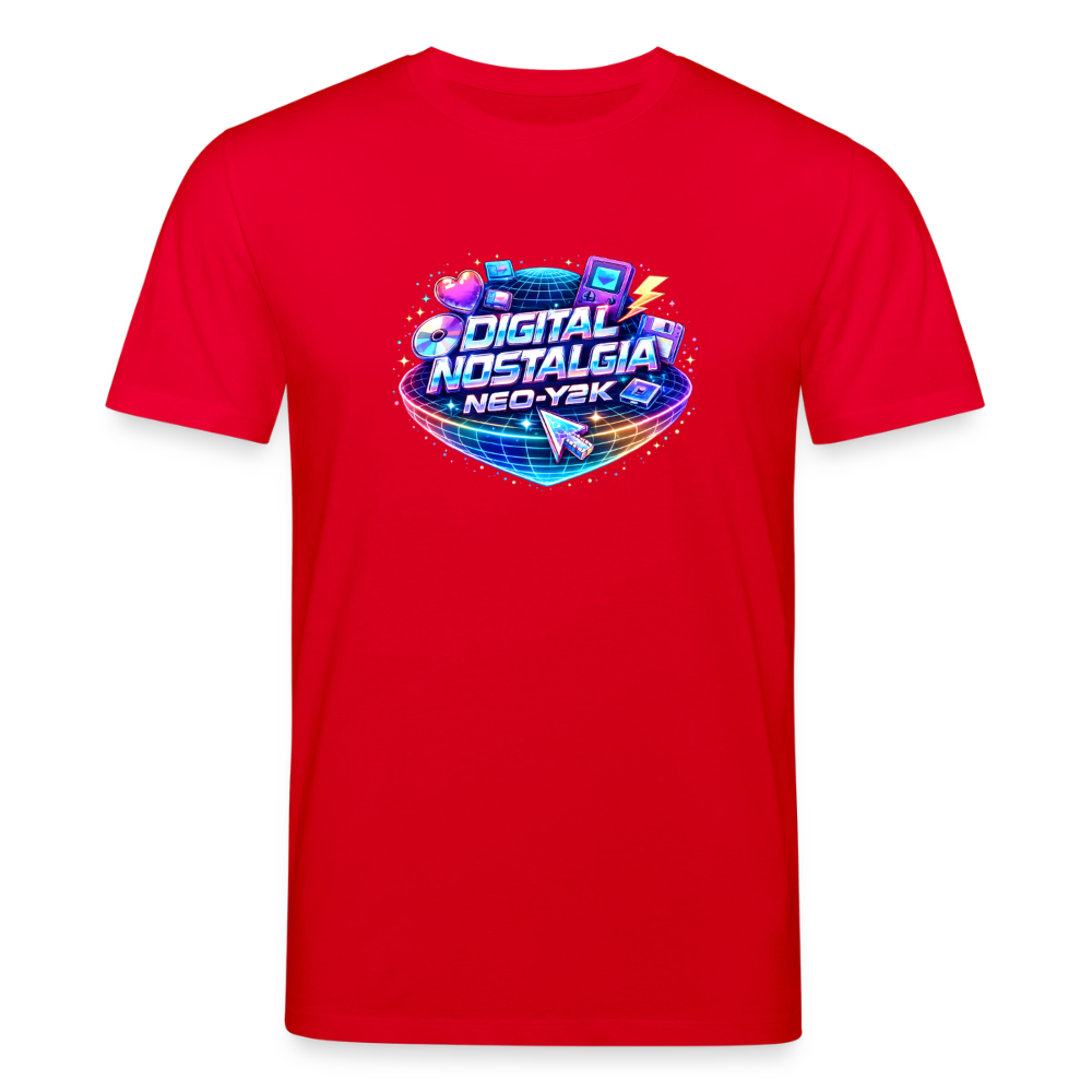 Organic T-Shirt - Neo Y2K Revival - red