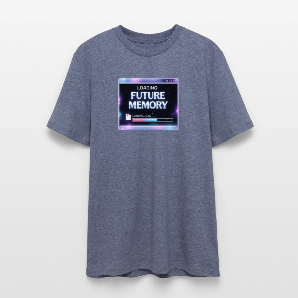 Organic T-Shirt - Future Memory - dark heather blue