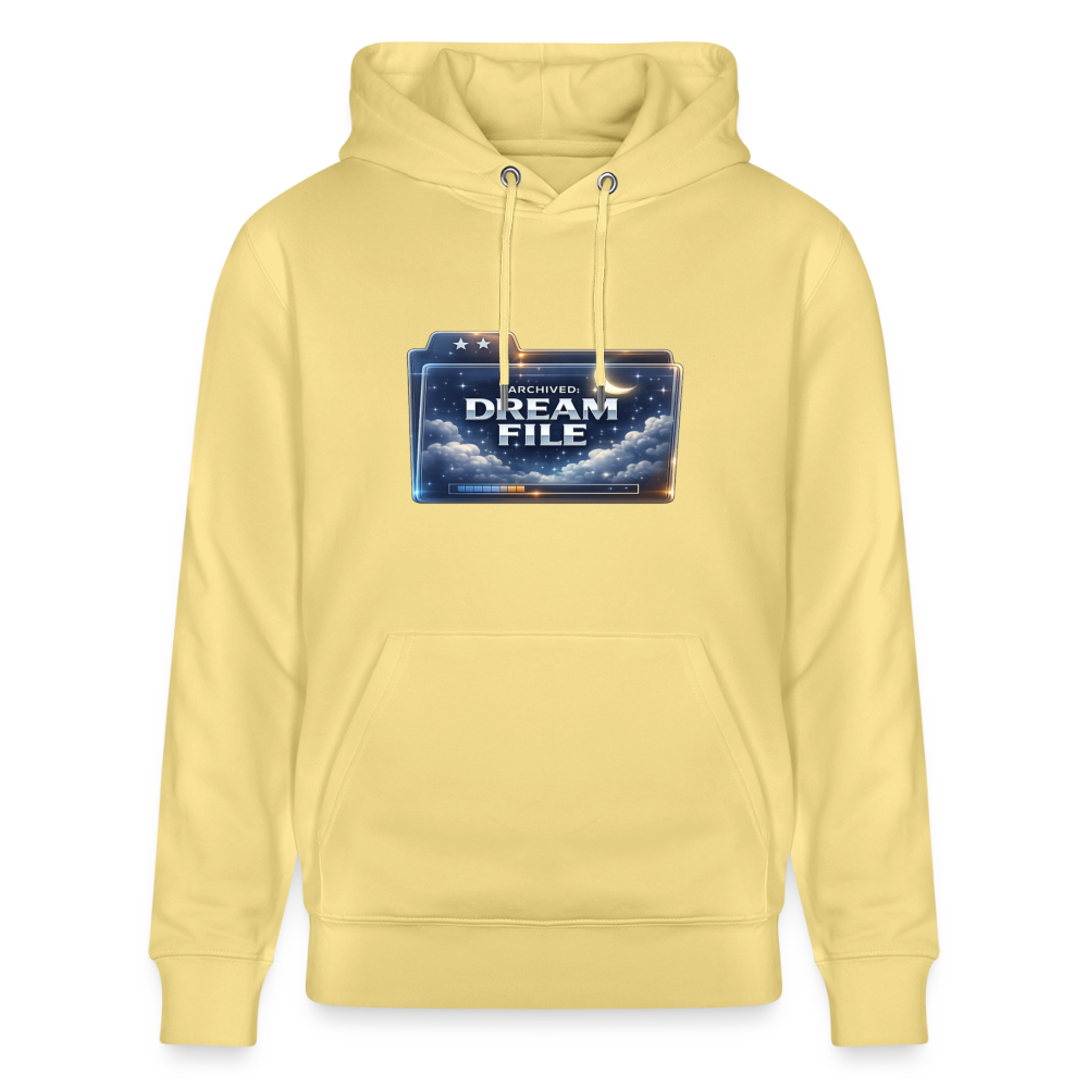 Organic Hoody - Archived Dream File - viva yellow 