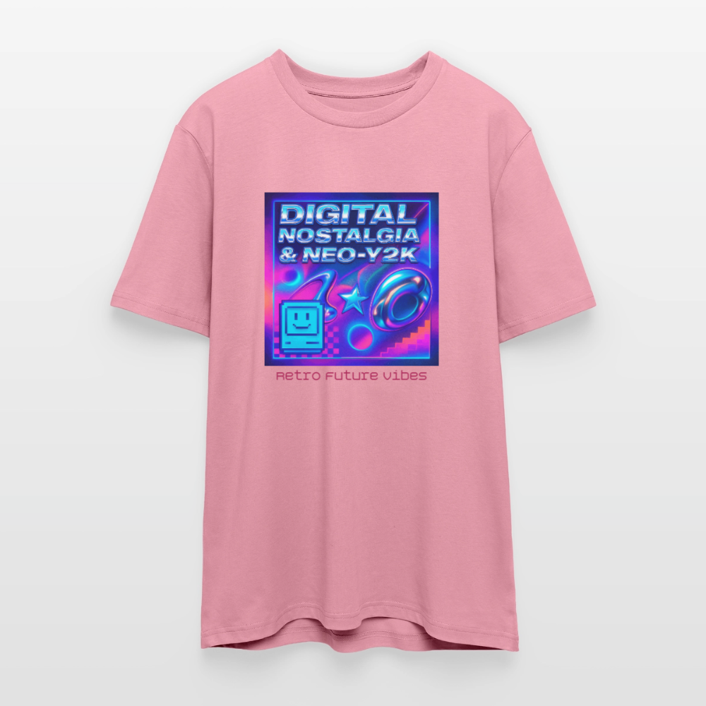 Organic T-Shirt - Digital Nostalgia - lilac dream