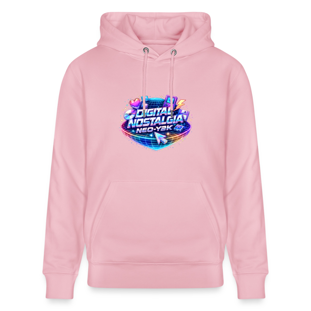 Organic Hoody - Neo Y2K Revival - cotton pink