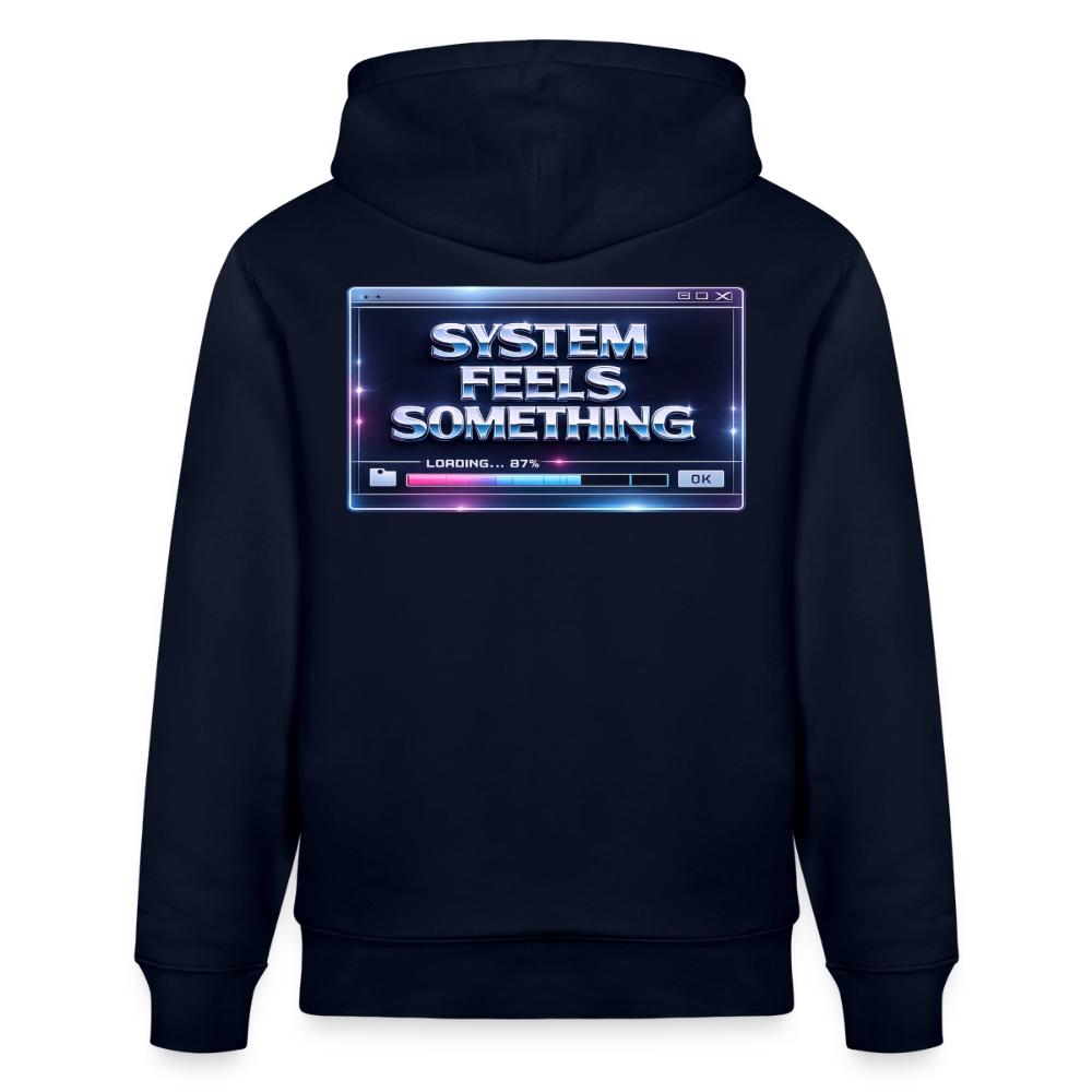 Organic Hoody - Sentience Loading Now - navy