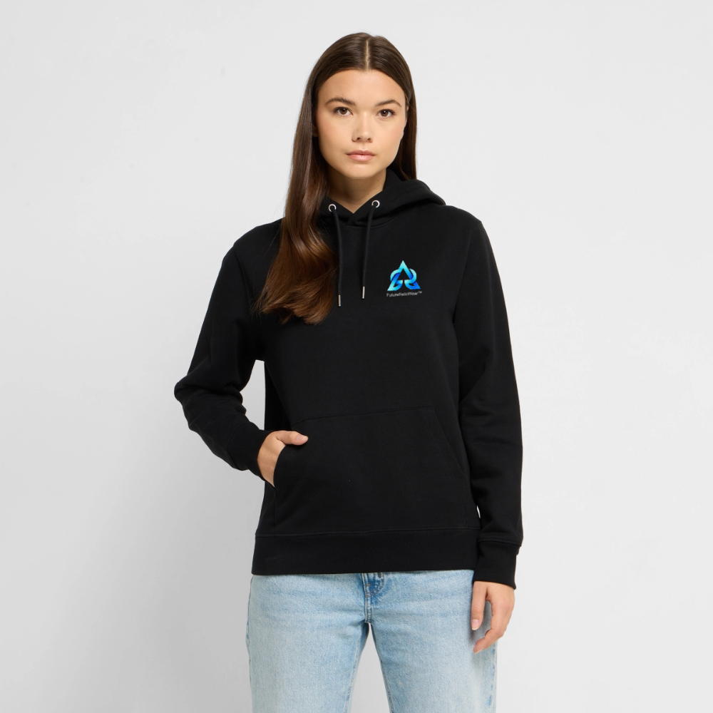 Organic Hoody - Retro Future Wave - black