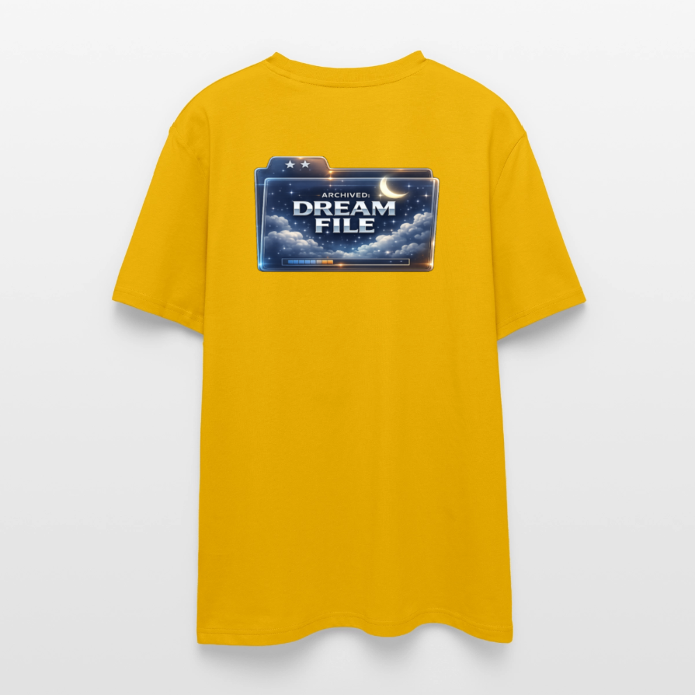Organic T-Shirt - Archived Dream File - spectra yellow