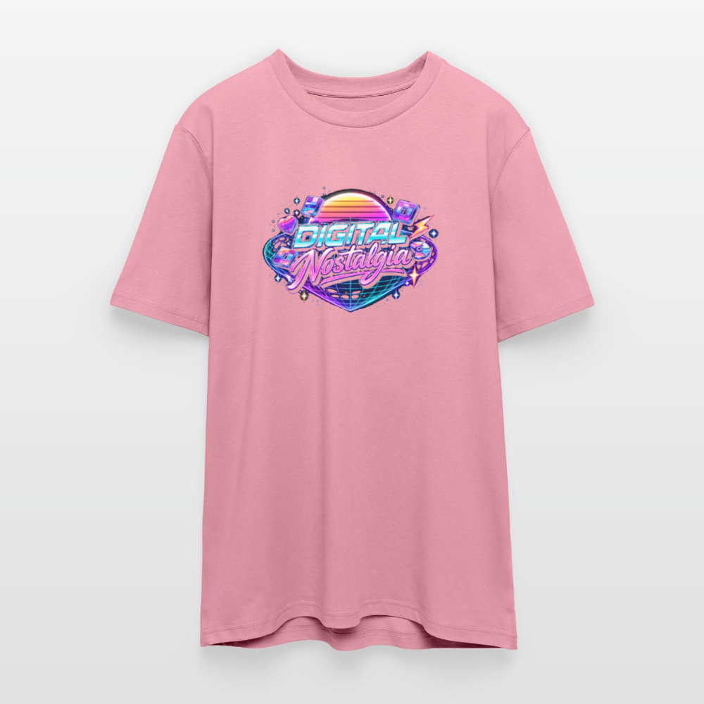 Organic T-Shirt - Retro Future Wave - lilac dream