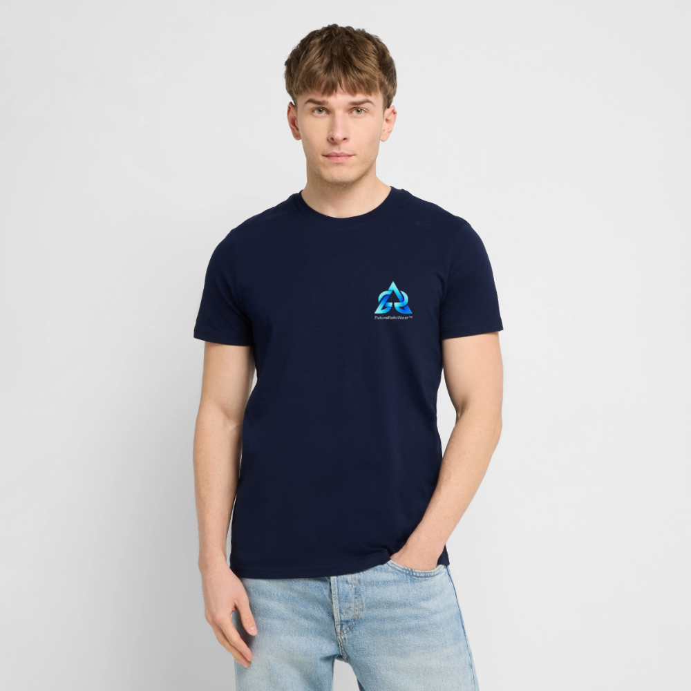 Organic T-Shirt - Sentience Loading Now - navy