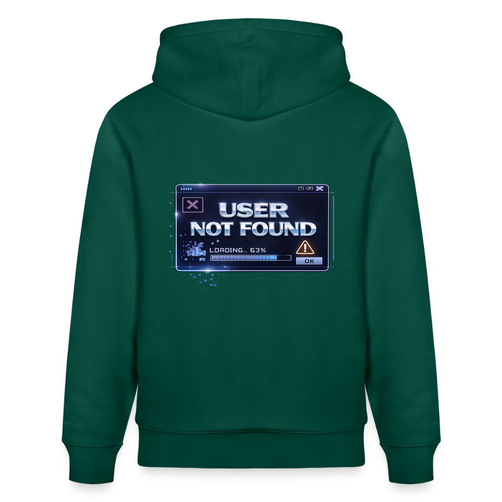 Organic Hoody - User Not Found - forest