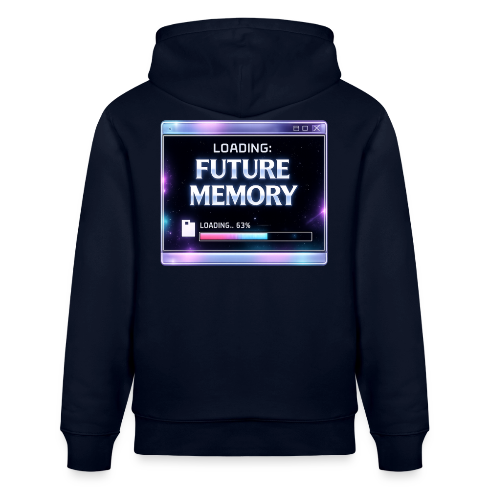 Organic Hoody - Future Memory - navy