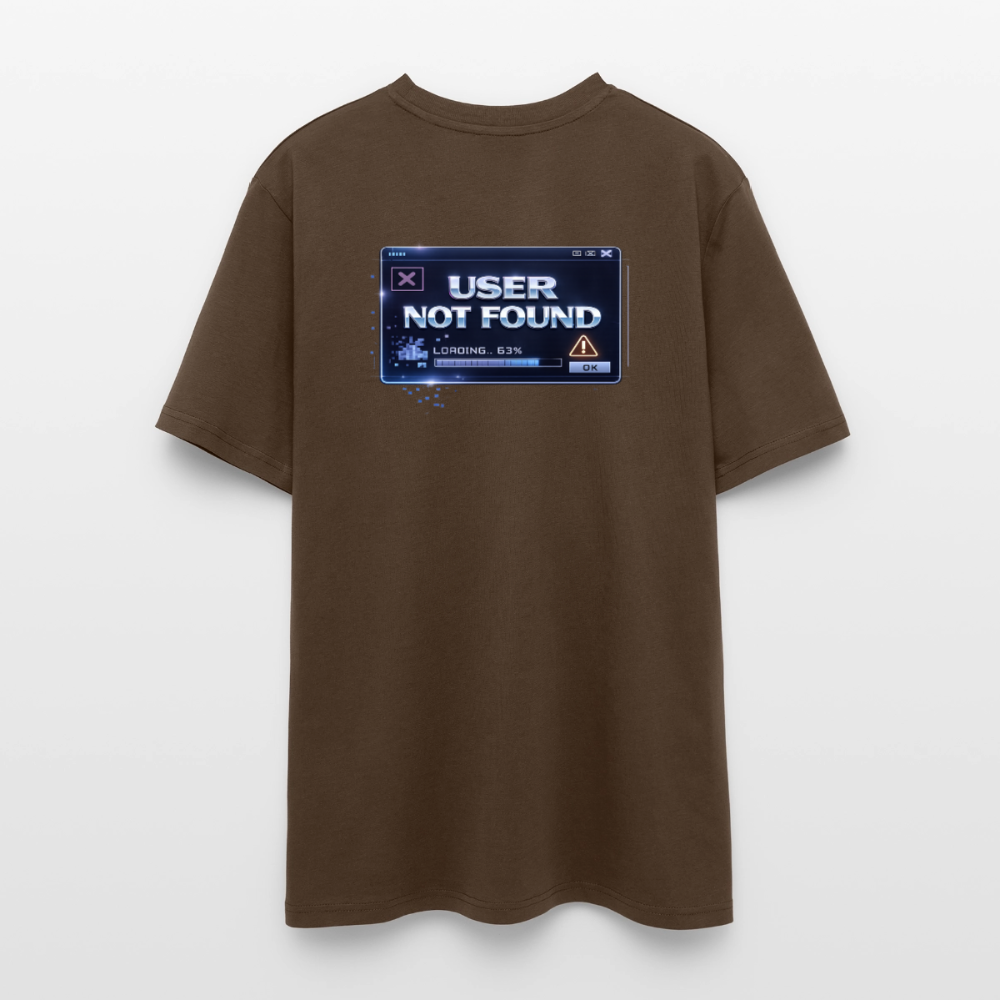 Organic T-Shirt - User Not Found - mocha