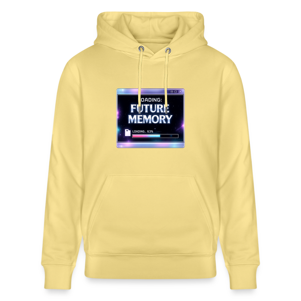 Organic Hoody - Future Memory - viva yellow 