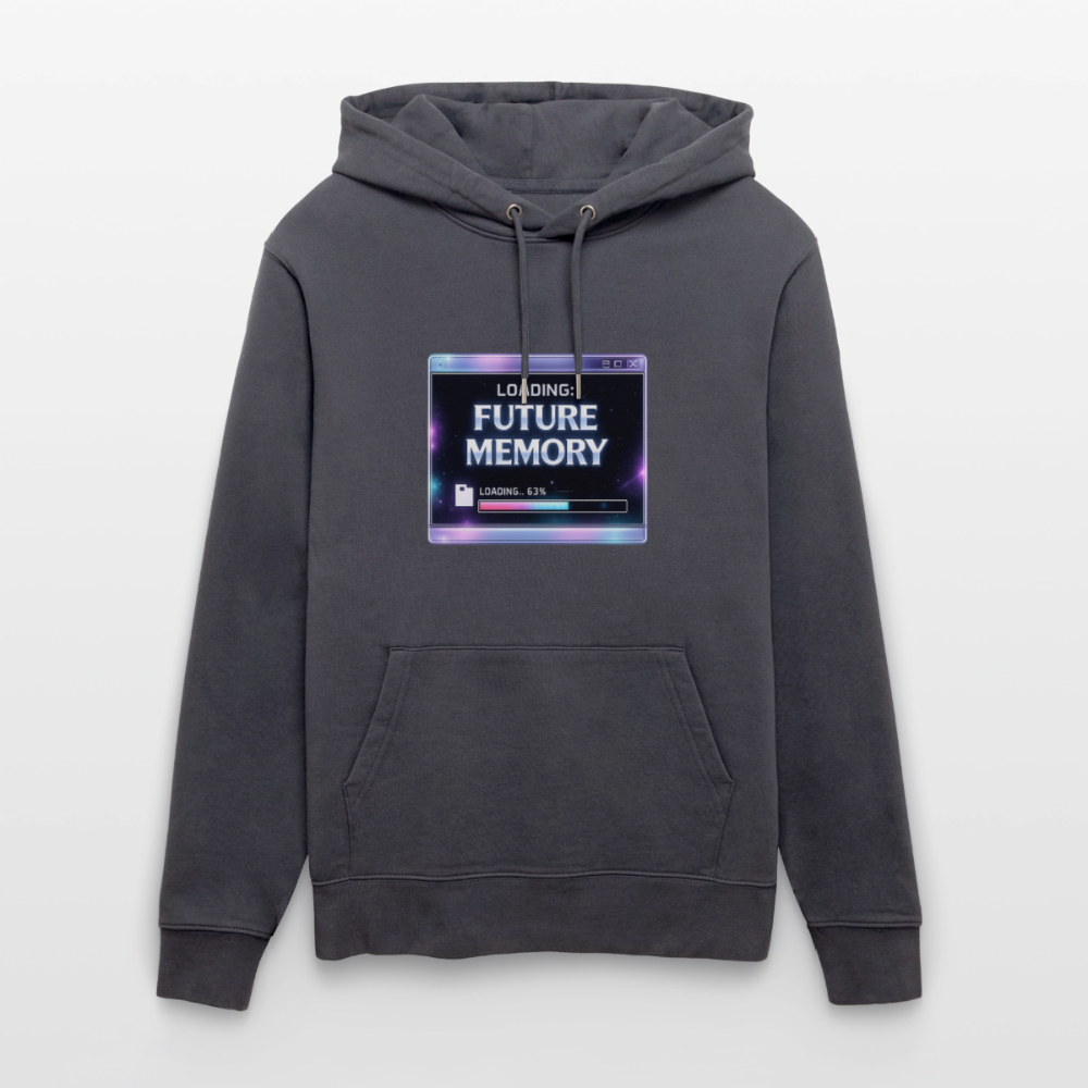 Organic Hoody - Future Memory - indigo blue