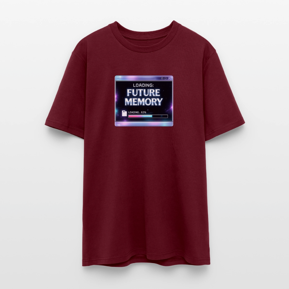 Organic T-Shirt - Future Memory - burgundy